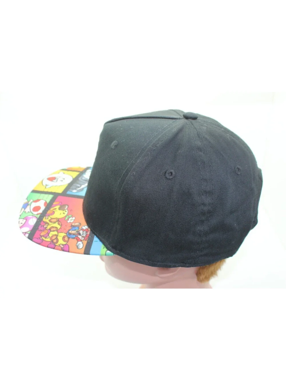 Nintendo Super Mario & Luigi Youth Snapback Hat One Size And 2 Pair Crew Socks